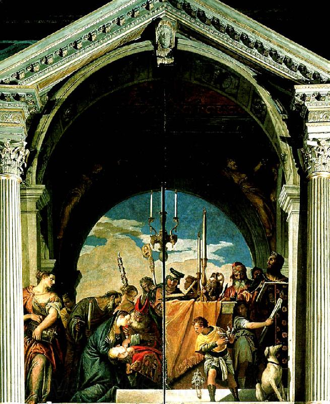 Paolo  Veronese presentation of christ Germany oil painting art